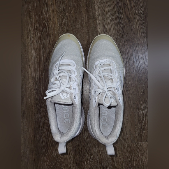 ADIDAS RESPONSE BOUNCE 2.0 SPIKELESS GOLF SHOES CREAM WHITE WOMENS 5.5 - Picture 8 of 10